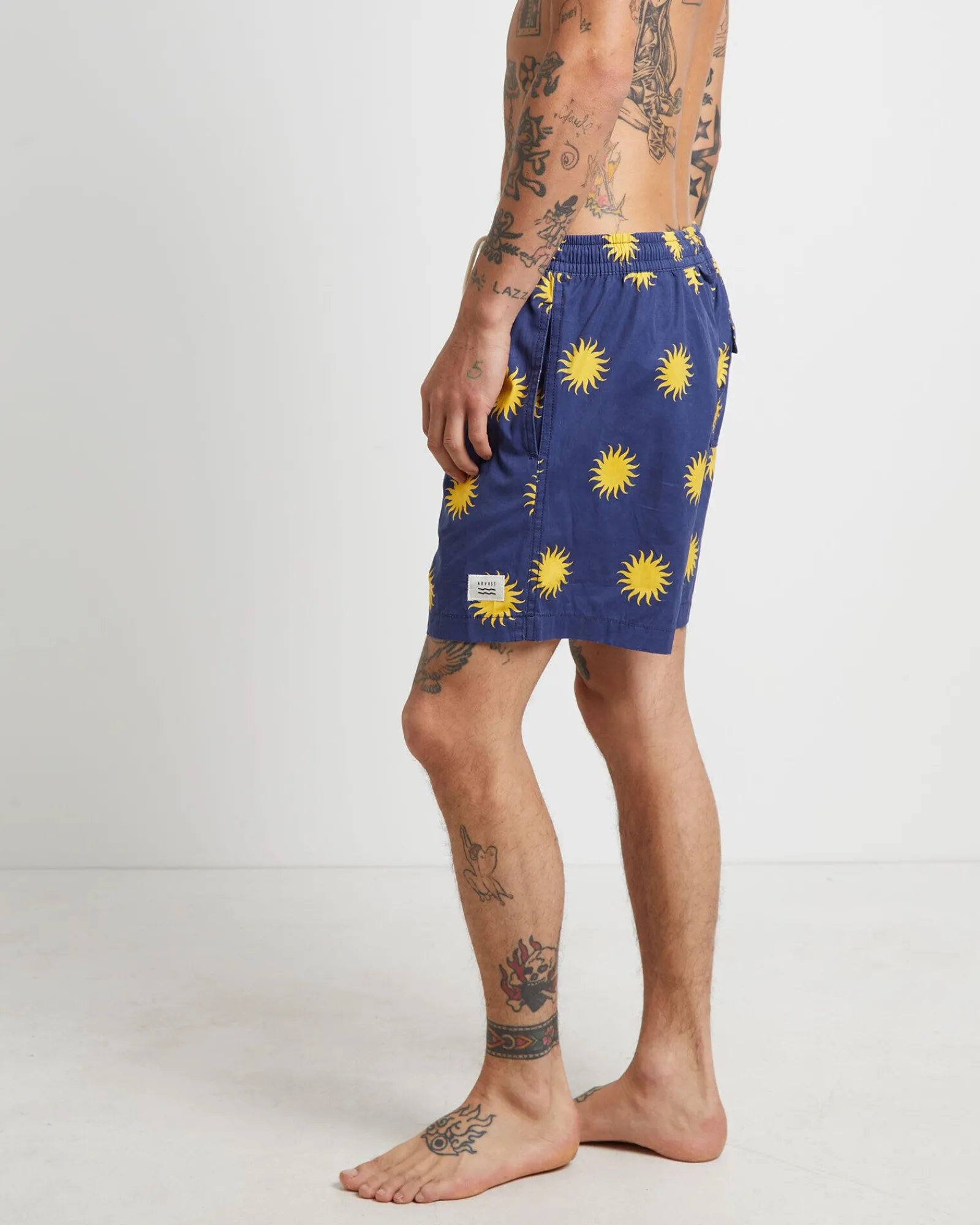 rising__volley_boardshort_1.webp Best Sale ARVUST Rising 16" Volley Boardshorts In Navy