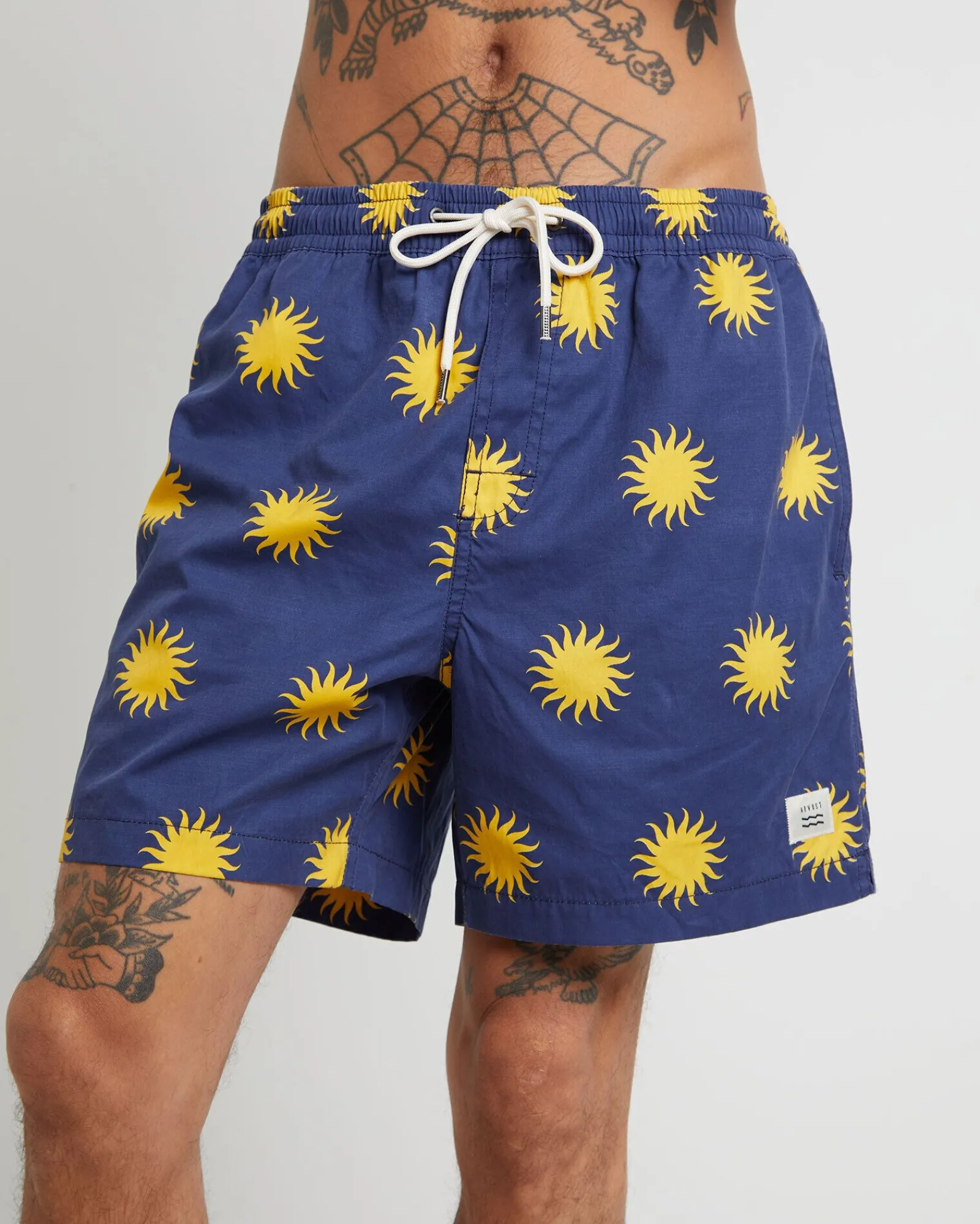 rising__volley_boardshort_3.webp Best Sale ARVUST Rising 16" Volley Boardshorts In Navy