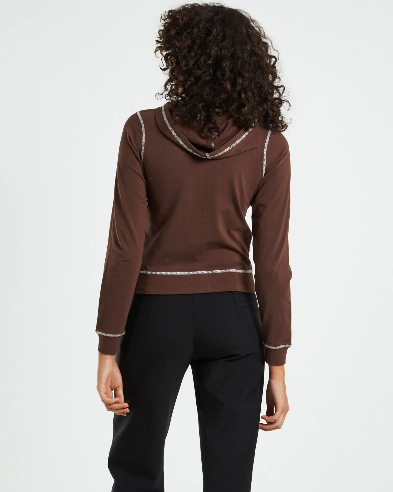 ronnie_shrunkin_zip_throu_1.webp Hot NEON HART Ronnie Shrunkin Zip Through Jacket Chocolate Brown