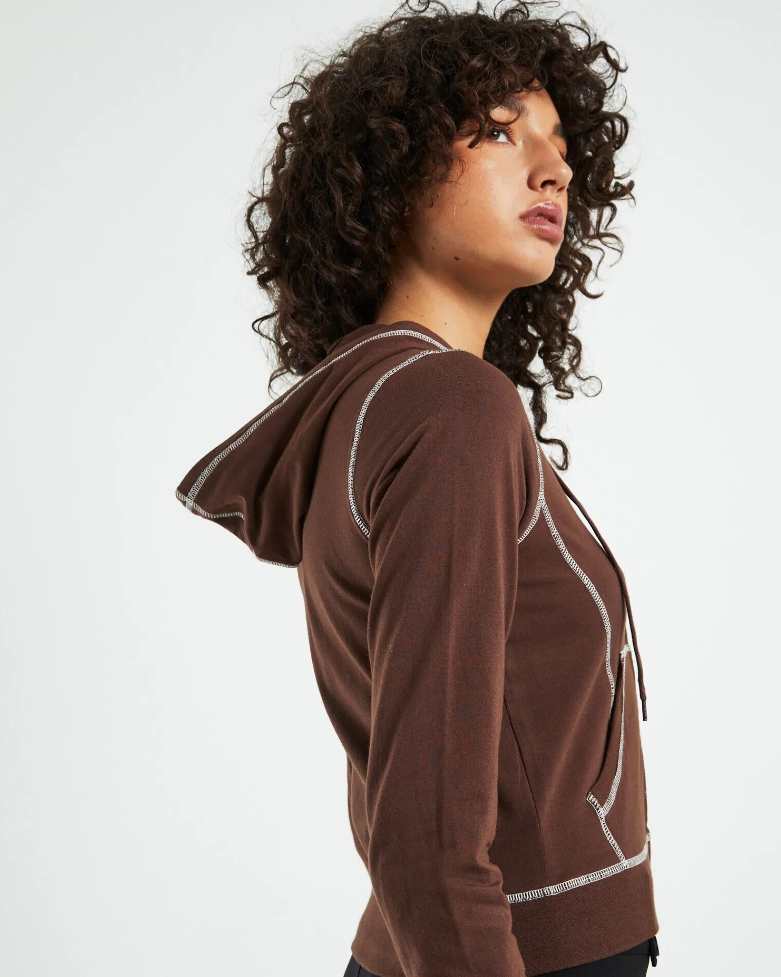 ronnie_shrunkin_zip_throu_5.webp Hot NEON HART Ronnie Shrunkin Zip Through Jacket Chocolate Brown