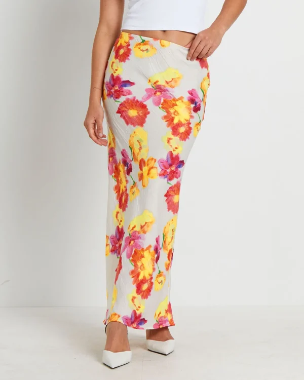Cheap STUDIO Rosalia Print Maxi Skirt In Assorted