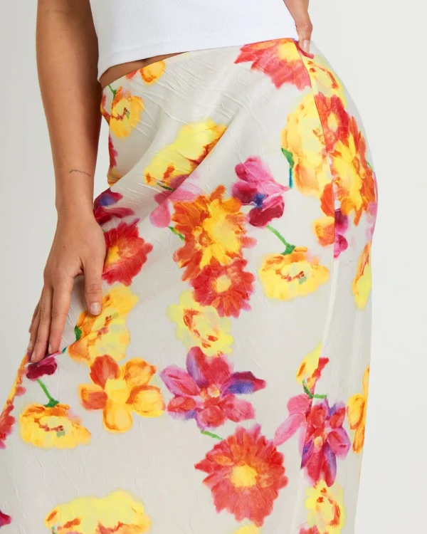Cheap STUDIO Rosalia Print Maxi Skirt In Assorted