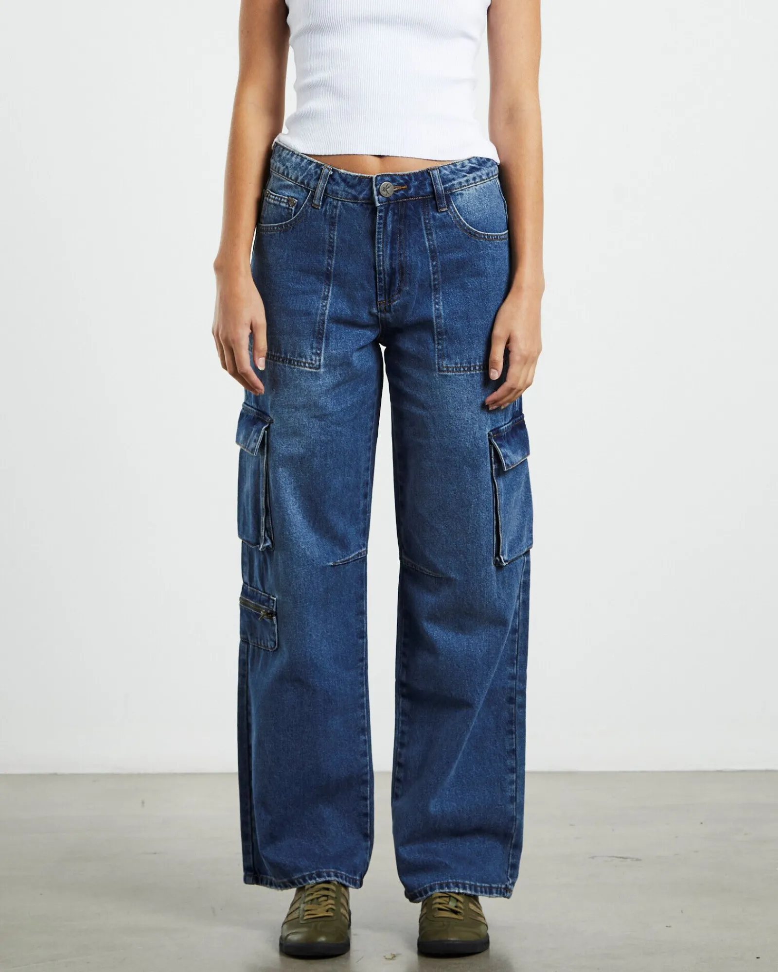 rosewood_cargo_mid_waist__0.webp Hot ONE TEASPOON Rosewood Cargo Mid Waist Wide Leg Jeans Jackson Blue