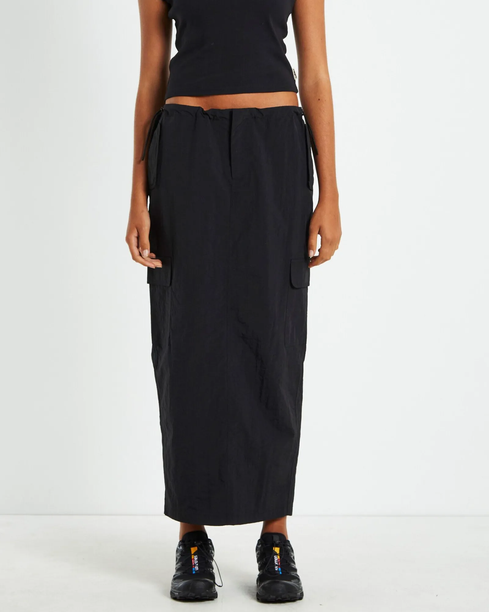 ruby_multi_pocket_cargo_m_0.webp Clearance INSIGHT Ruby Multi Pocket Cargo Maxi Skirt Black