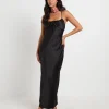 Best Sale ALICE IN THE EVE Ruby Romantic Maxi Slip Dress In Black
