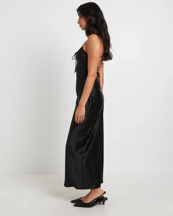 Best Sale ALICE IN THE EVE Ruby Romantic Maxi Slip Dress In Black