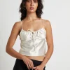 Cheap ALICE IN THE EVE Ruby Romantic Slip Top In Ivory