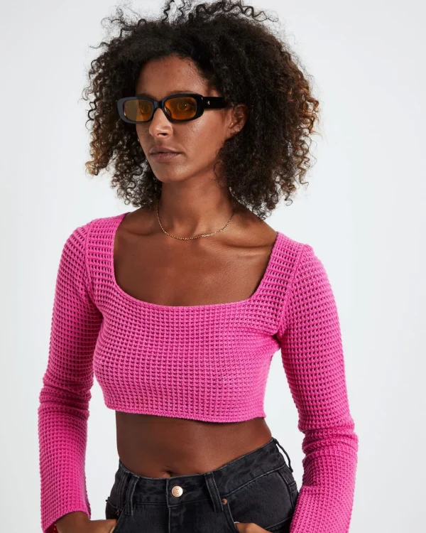 Clearance PETA AND JAIN Rue Sunglasses Black/Yellow