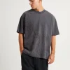 Outlet INSIGHT Saigon Short Sleeve T-Shirt Vintage Black