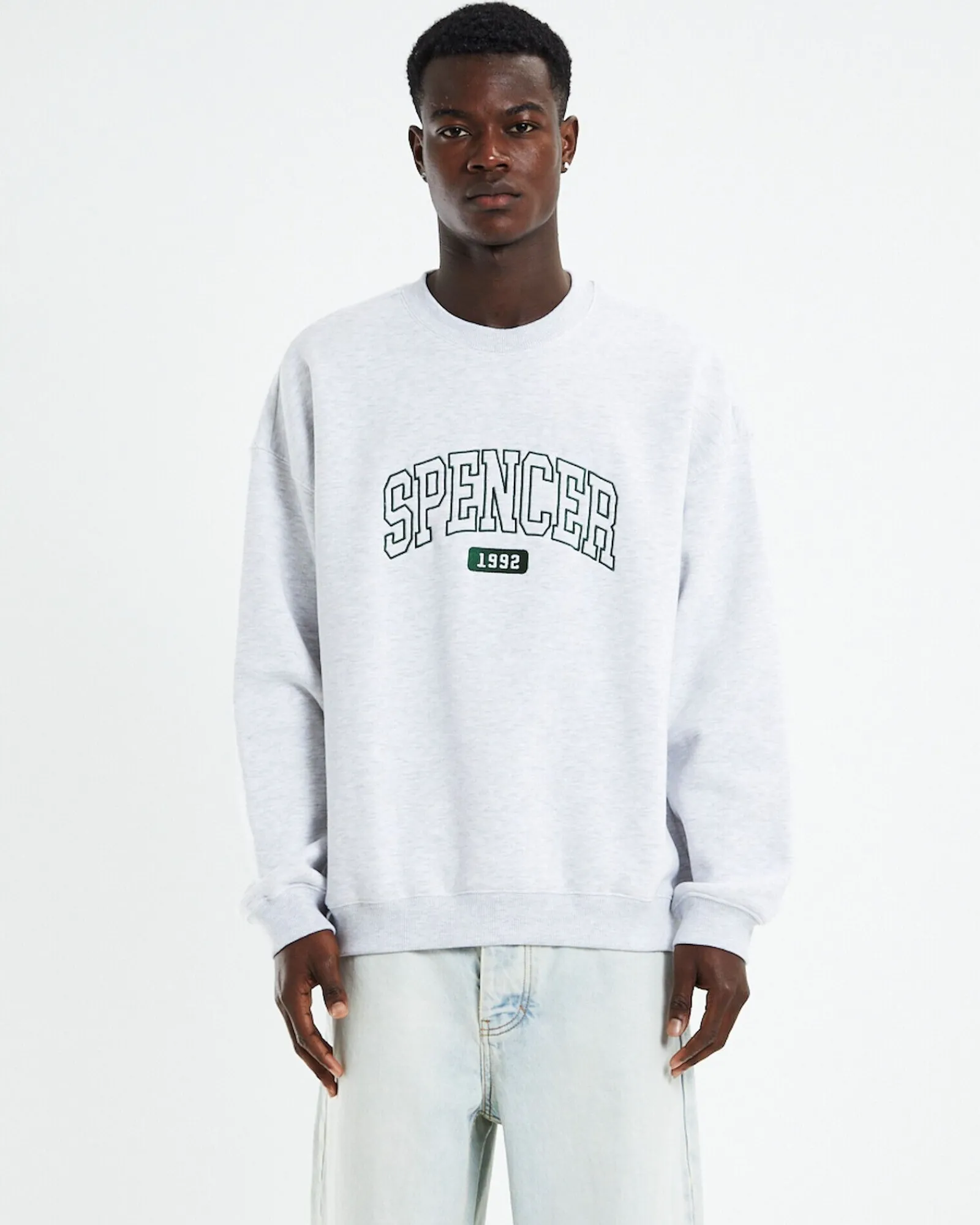 seattle_crew_jumper_frost_5.webp Sale SPENCER PROJECT Seattle Crew Jumper Frost Marle Grey