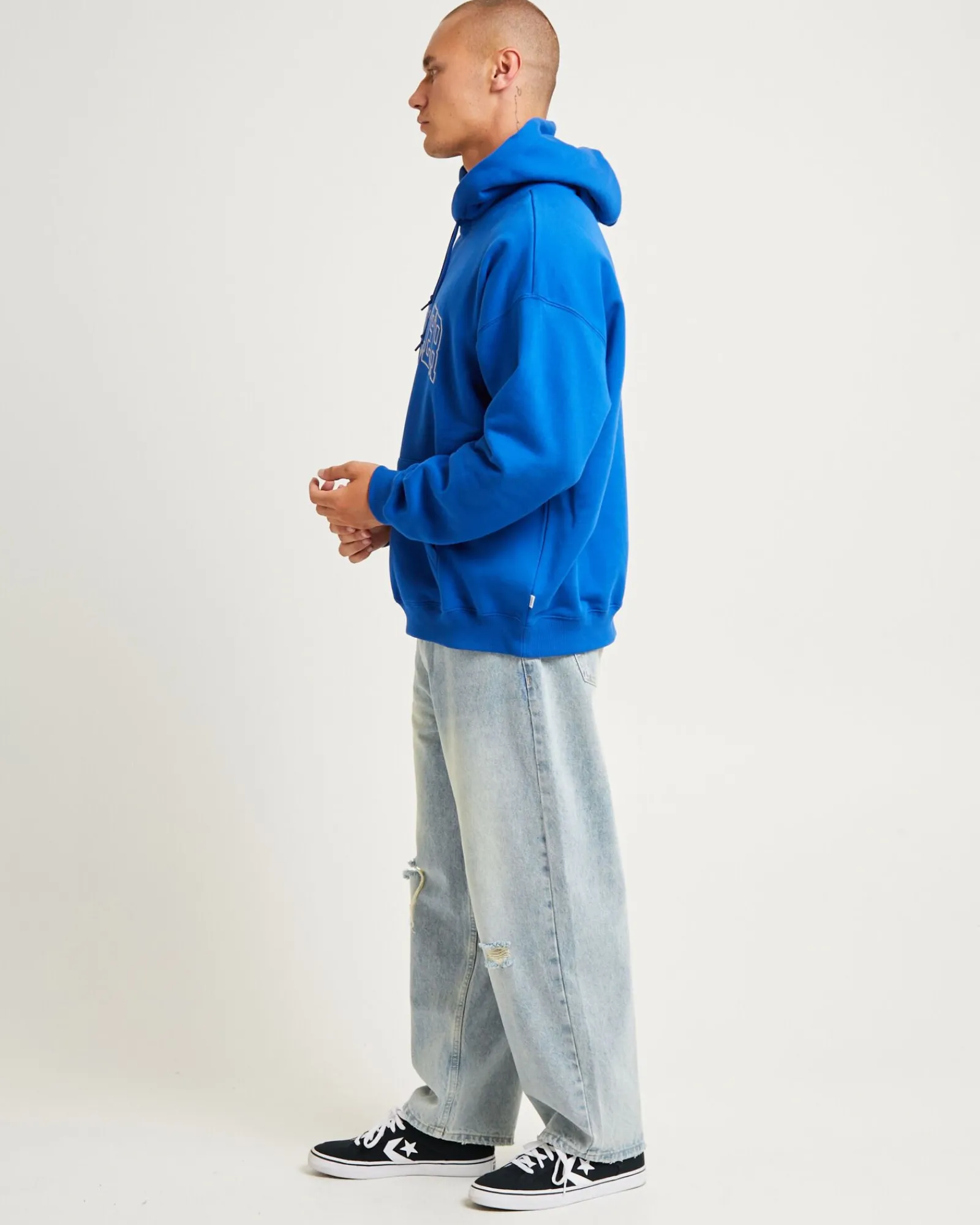 seattle_hoodie_cobalt_blu_2.webp Outlet SPENCER PROJECT Seattle Hoodie Cobalt Blue