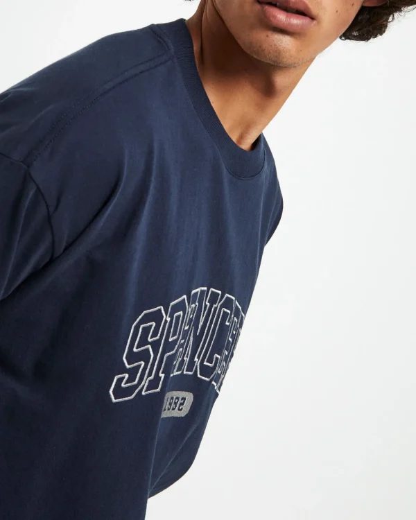 Store SPENCER PROJECT Seattle T-Shirt Vintage Navy