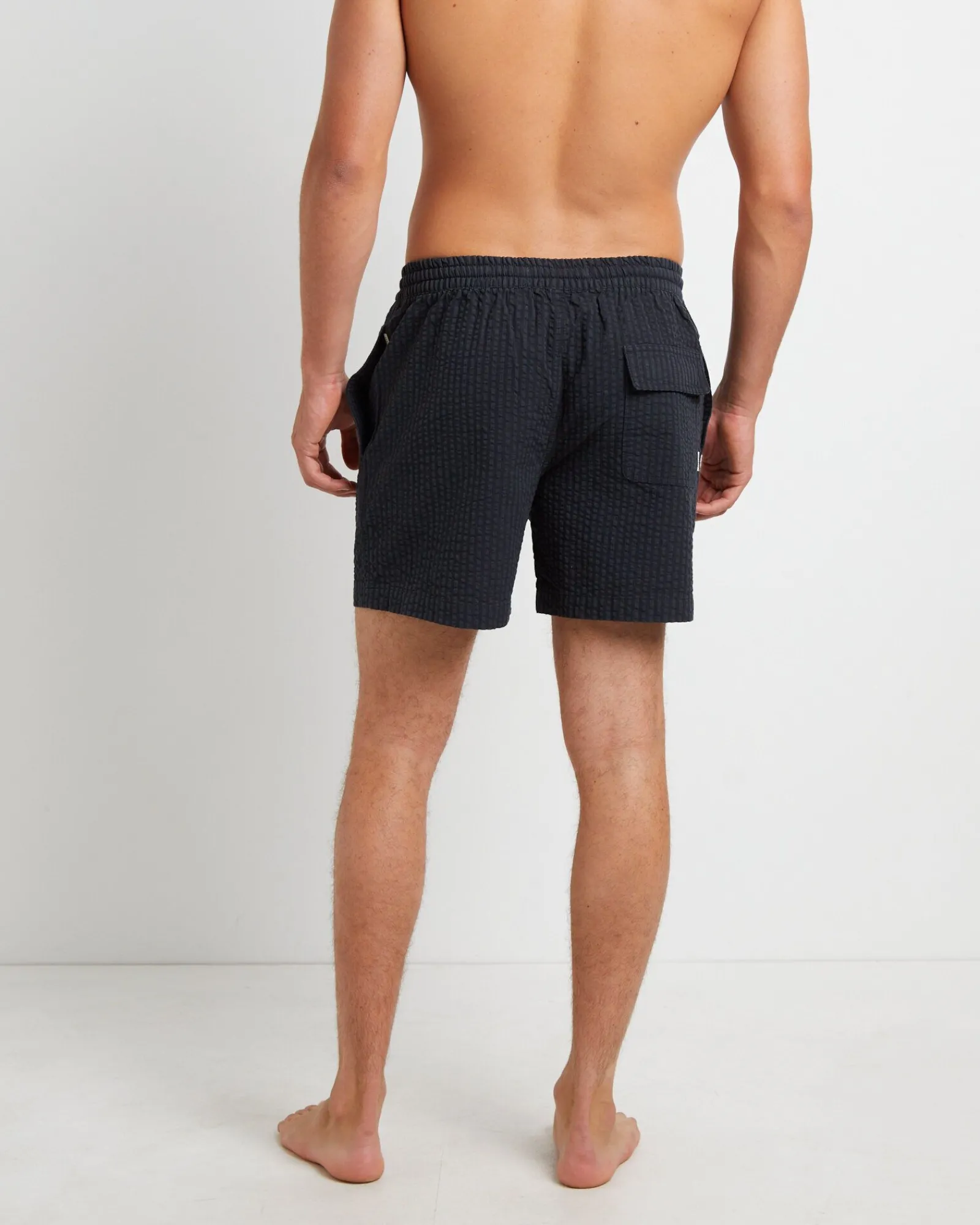 seesucker_stripe_boardsho_2.webp Fashion ARVUST Seesucker Stripe Boardshorts In Black