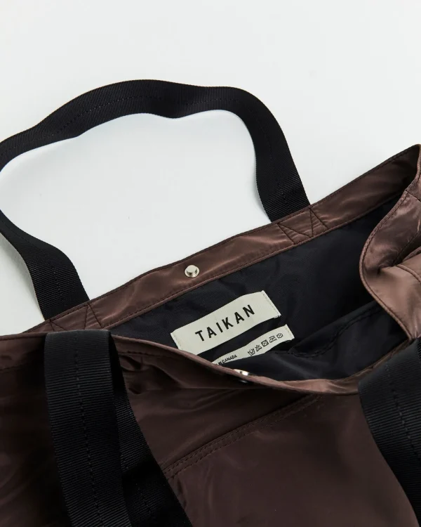 New TAIKAN Sherpa 1.0 Tote Bag Brown