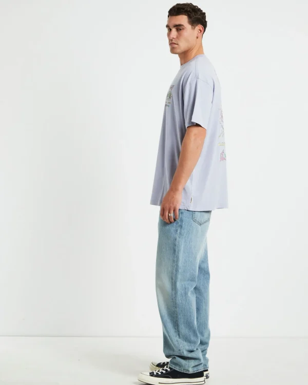 Discount INSIGHT 51 Short Sleeve T-Shirt In Lavender Purple
