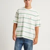 Best LEVIS Short Sleeve Workwear T-Shirt Stanlee Strip Egret