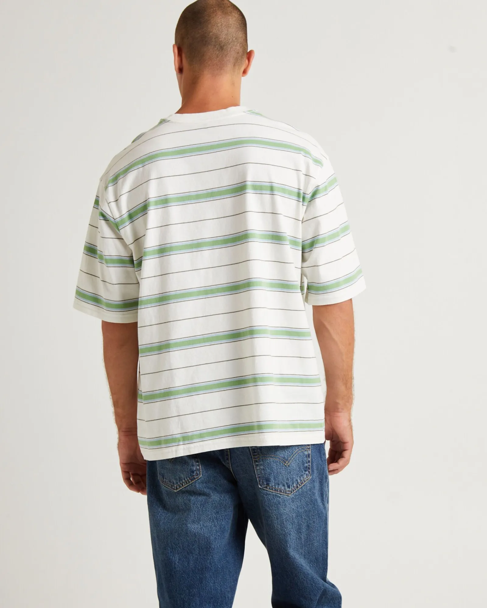 short_sleeve_workwear_tsh_1.webp Best LEVIS Short Sleeve Workwear T-Shirt Stanlee Strip Egret
