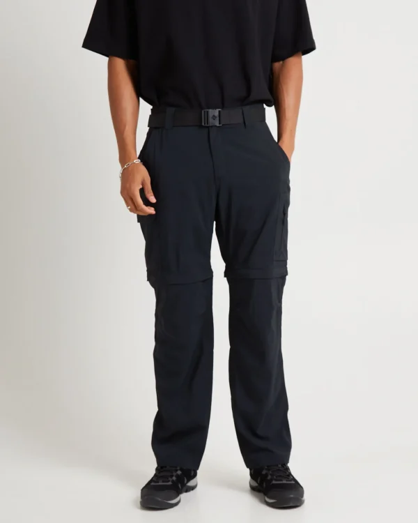 New COLUMBIA Silver Ridge Convertible Pants Black