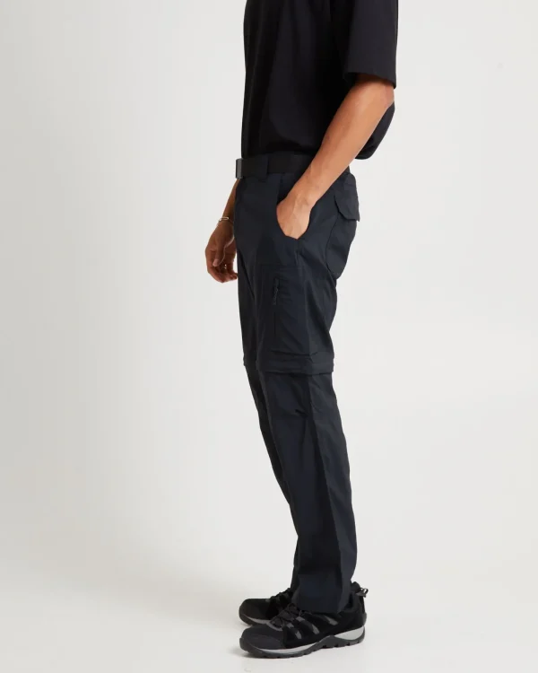 New COLUMBIA Silver Ridge Convertible Pants Black
