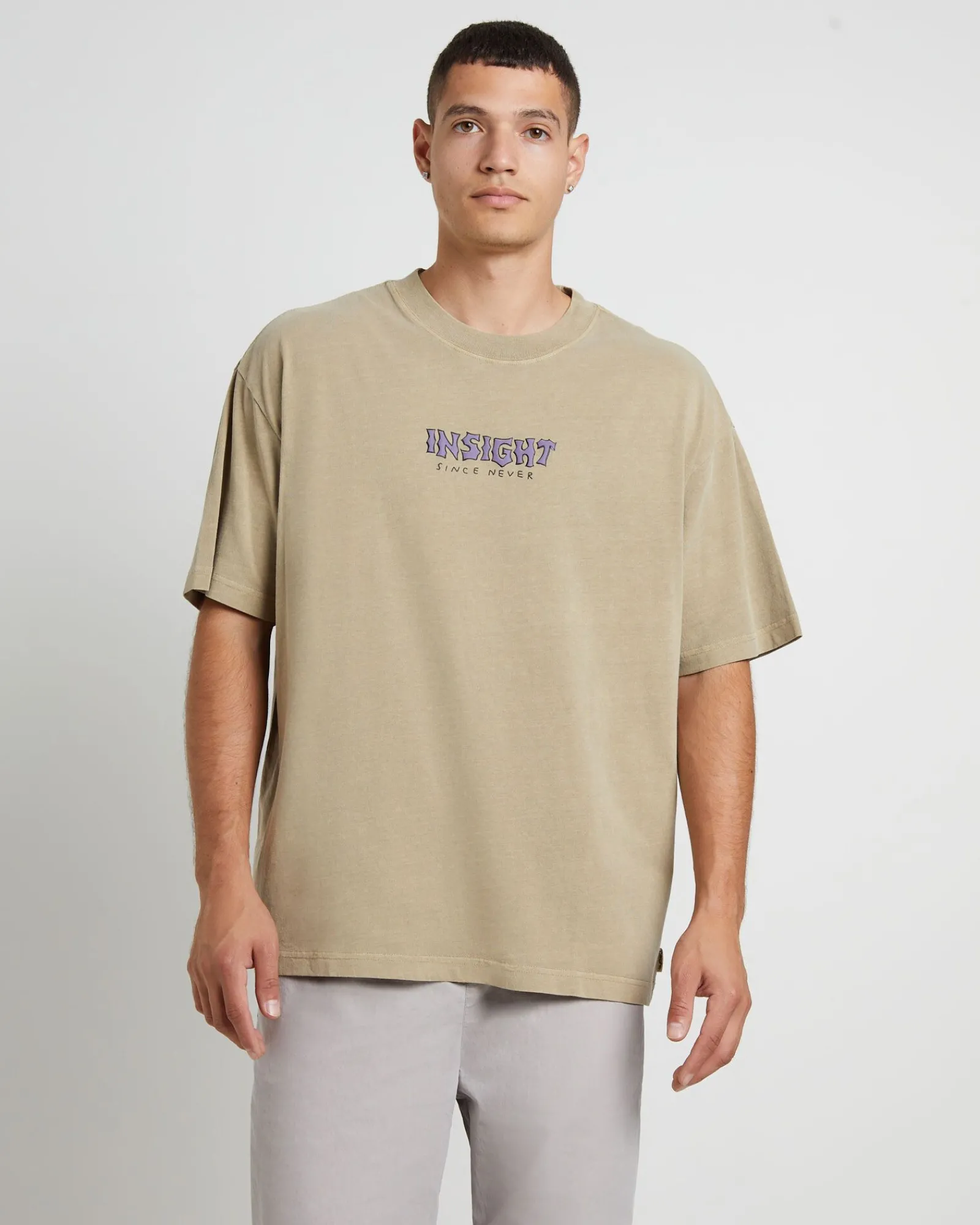 since_never_short_sleeve__0.webp Best INSIGHT Since Never Short Sleeve T-Shirt In Taupe
