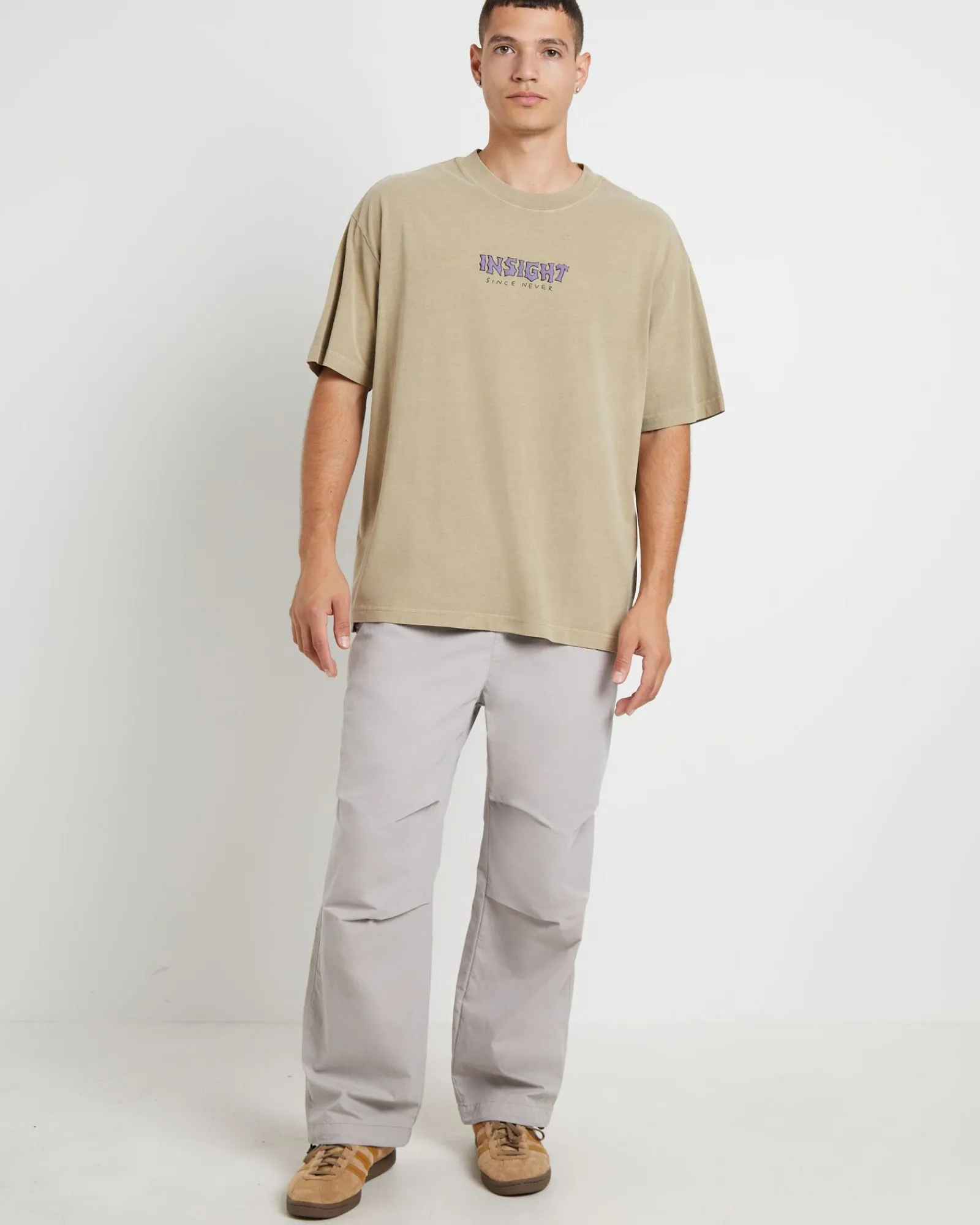 since_never_short_sleeve__2.webp Best INSIGHT Since Never Short Sleeve T-Shirt In Taupe