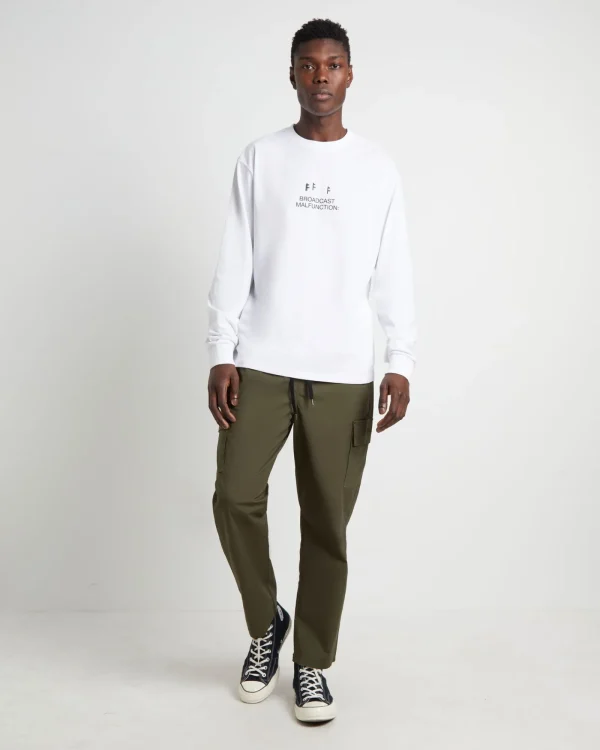 Best Sale FORMER Sincere Long Sleeve T-Shirt In White