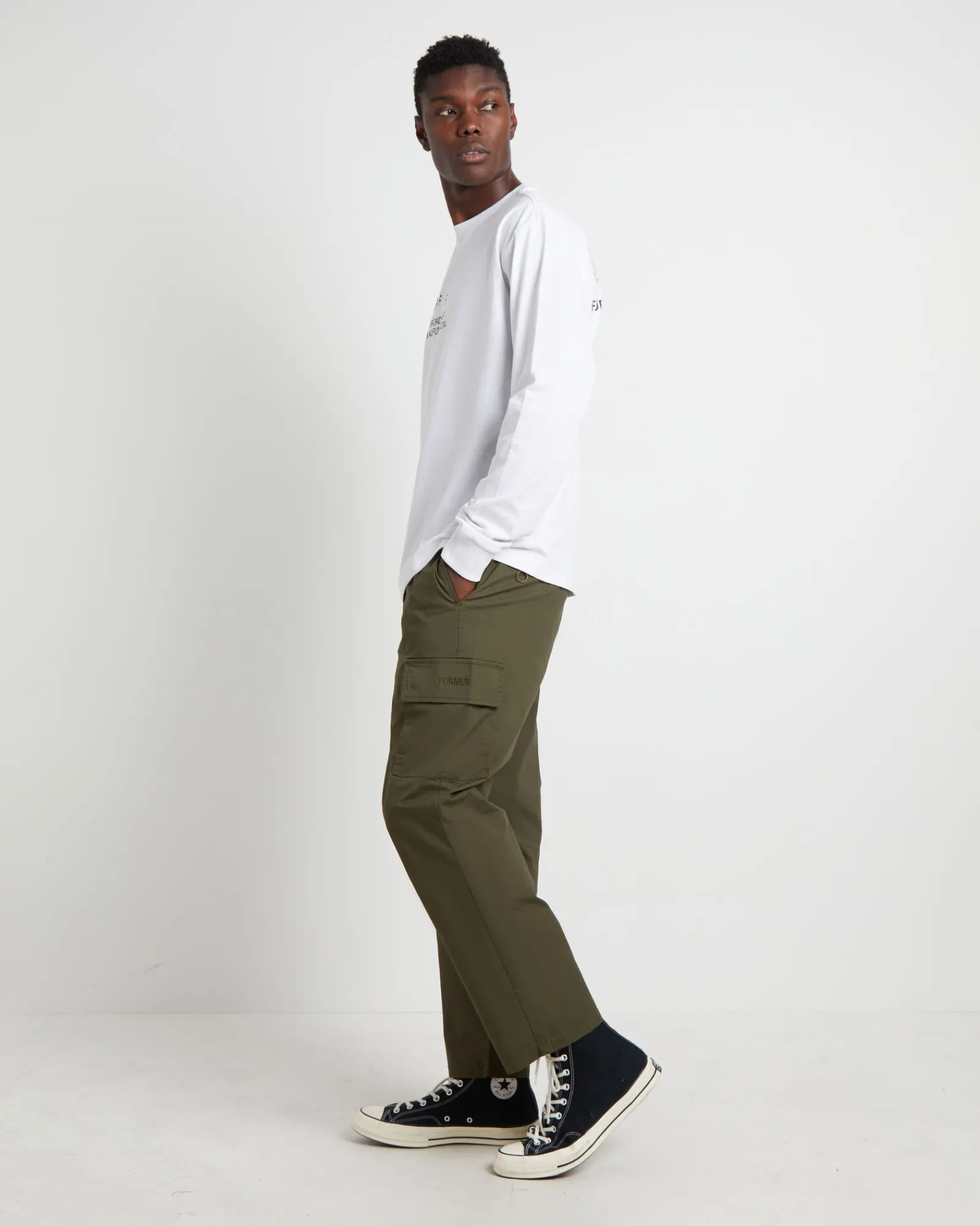 sincere_long_sleeve_tshir_3.webp Best Sale FORMER Sincere Long Sleeve T-Shirt In White