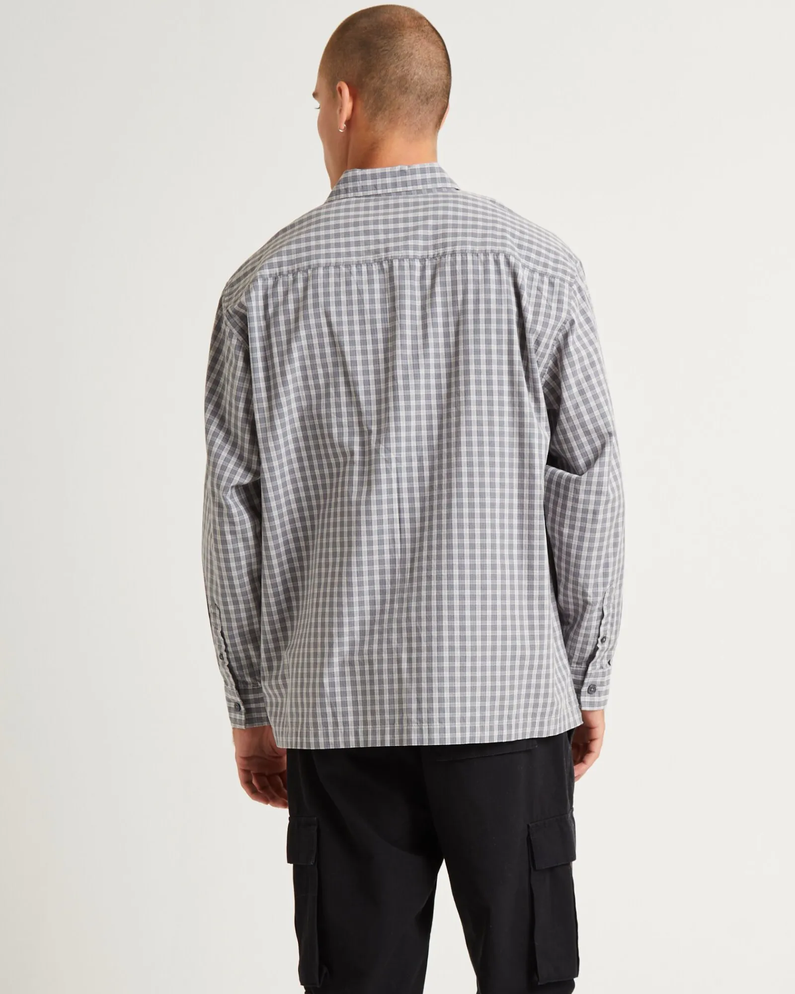 skate_long_sleeve_shirt_g_4.webp Best Sale SPENCER PROJECT Skate Long Sleeve Shirt Grey