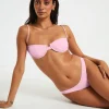 Shop SUBTITLED Skinny Strap Underwire Top In Baby Pink