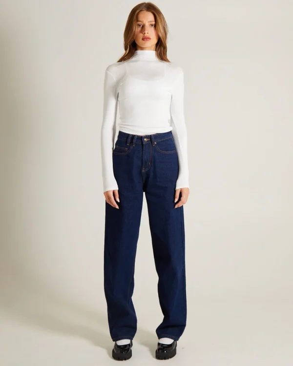 Fashion GENERAL PANTS CO. BASICS Slinky Long Sleeve Skivvy