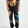 Cheap MARKET Smiley Conflicted Sweatpants In Black
