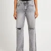 Cheap ONE TEASPOON Smoke Jackson Mid Waist Wide Jeans