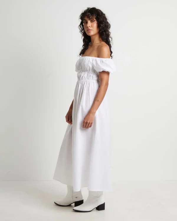 Shop SNDYS Sofia Maxi Dress In White