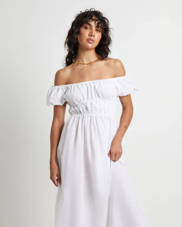 Shop SNDYS Sofia Maxi Dress In White
