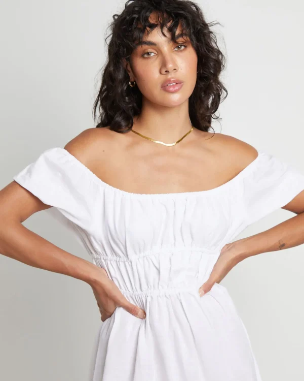 Shop SNDYS Sofia Maxi Dress In White