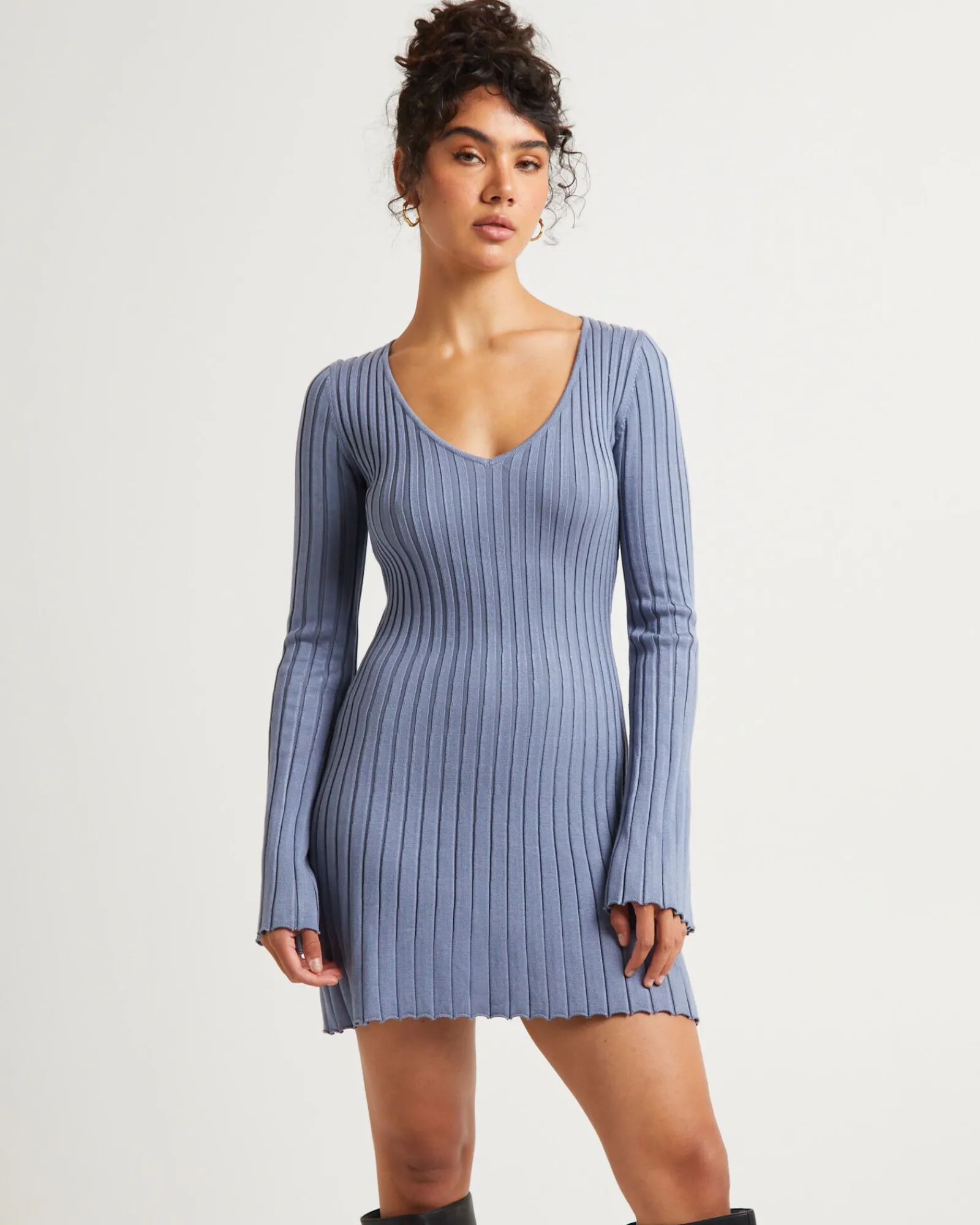 sophie_long_sleeve_mini_d_0.webp Best Sale SUBTITLED Sophie Long Sleeve Mini Dress