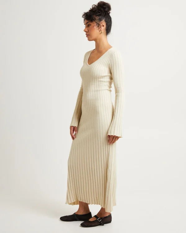 Flash Sale SUBTITLED Sophie Long Sleeve Rib Knit Dress