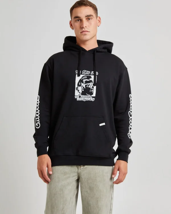 Sale THE CRITICAL SLIDE SOCIETY Spinner Hoodie Vintage Black