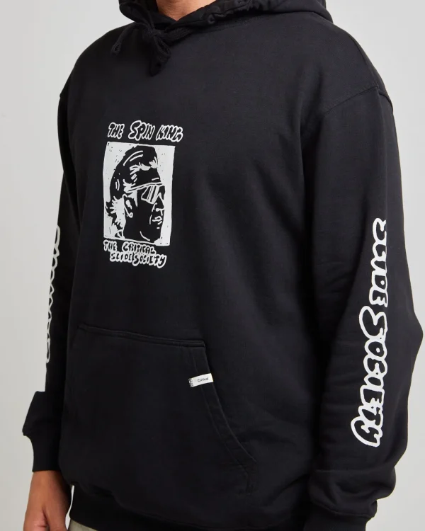 Sale THE CRITICAL SLIDE SOCIETY Spinner Hoodie Vintage Black
