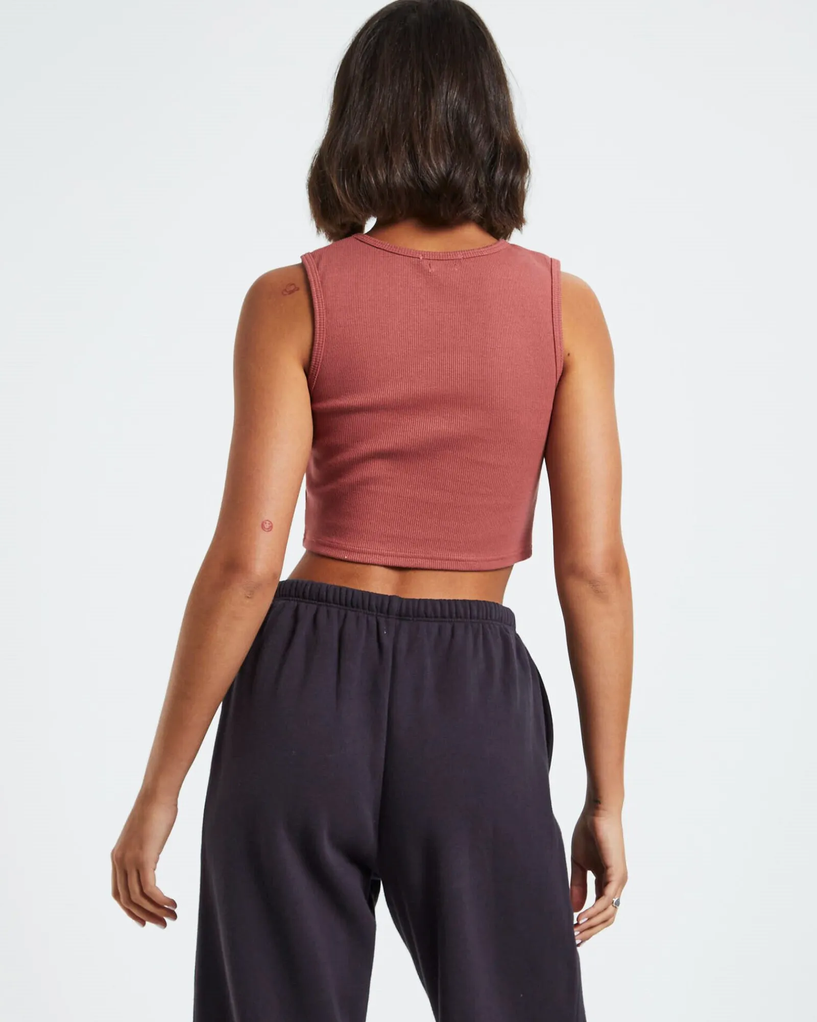 sports_rib_tank_top_brick_2.webp Outlet GENERAL PANTS CO. BASICS Sports Rib Tank Top Brick Red