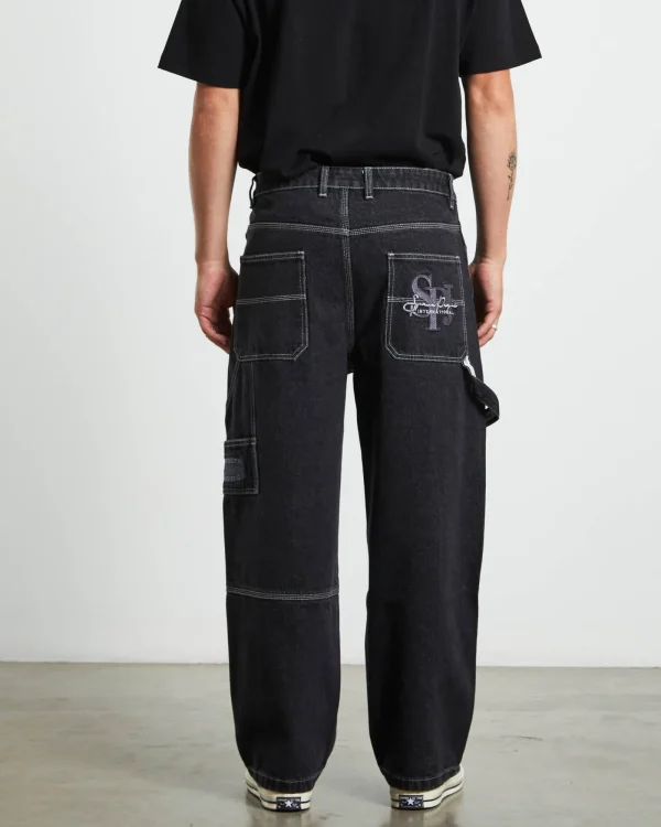 Fashion SPENCER PROJECT Sretford Y2K Cargo Jeans In Black