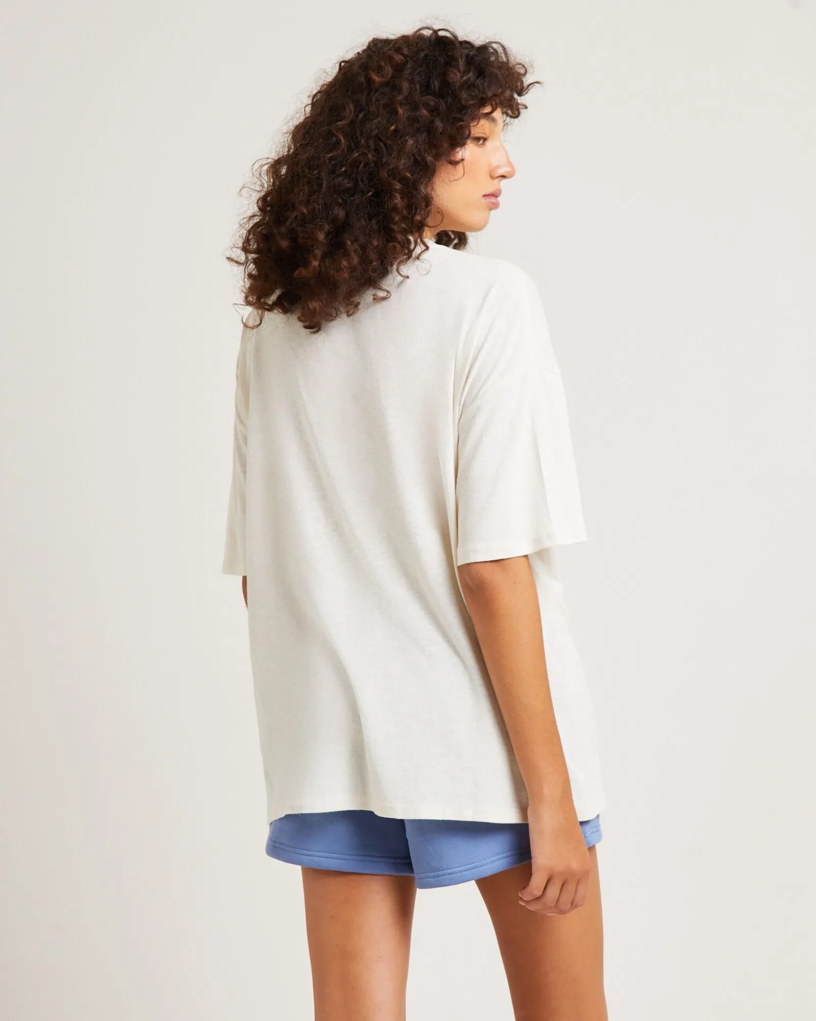 state_linen_oversized_tsh_1.webp Cheap SUBTITLED State Linen Oversized T-Shirt In Cream