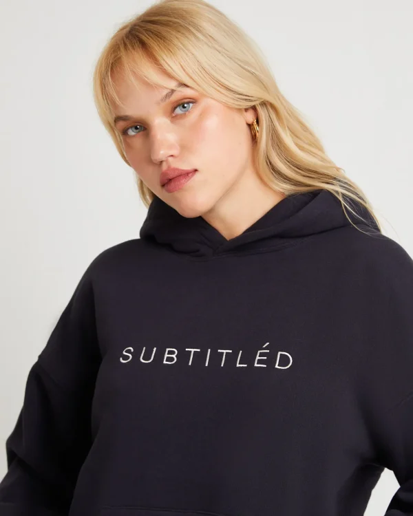 Discount SUBTITLED State Oversized Hoodie