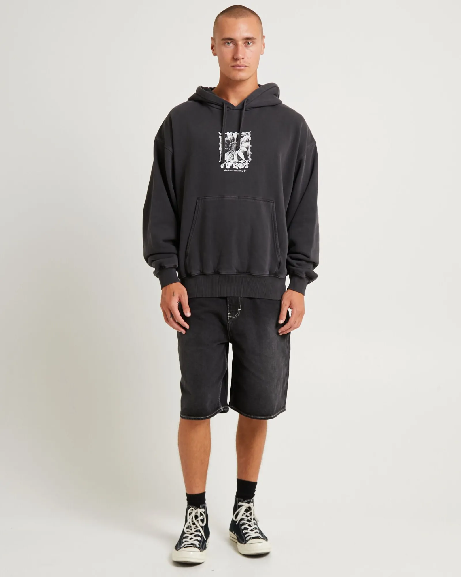 sunflower_recycled_pull_o_3.webp Best AFENDS Sunflower Recycled Pull On Hoodie Charcoal