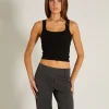 Cheap GENERAL PANTS CO. BASICS Super Scoop Classic Tank Top In Black