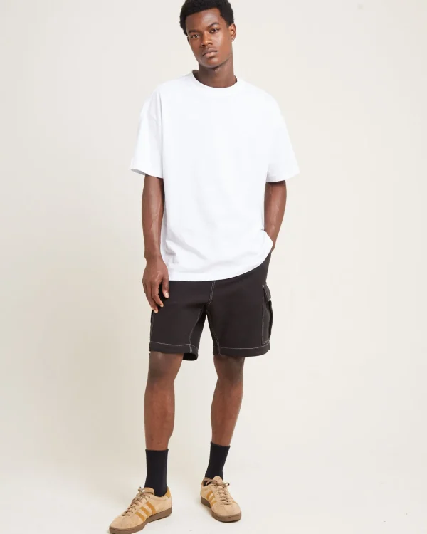 Discount SPENCER PROJECT Surplus Canvas Cargo Shorts Black