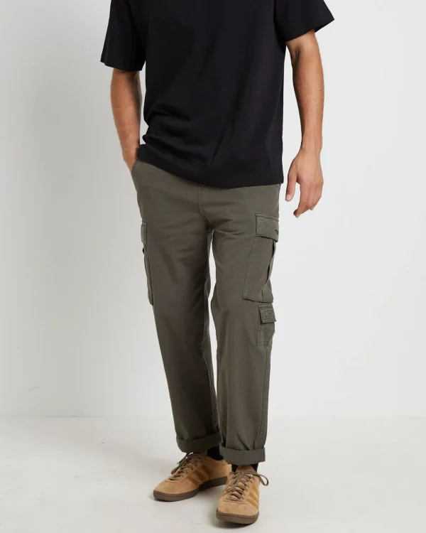 Fashion SPENCER PROJECT Surplus Ripstop Cargo Pants In Olive Green
