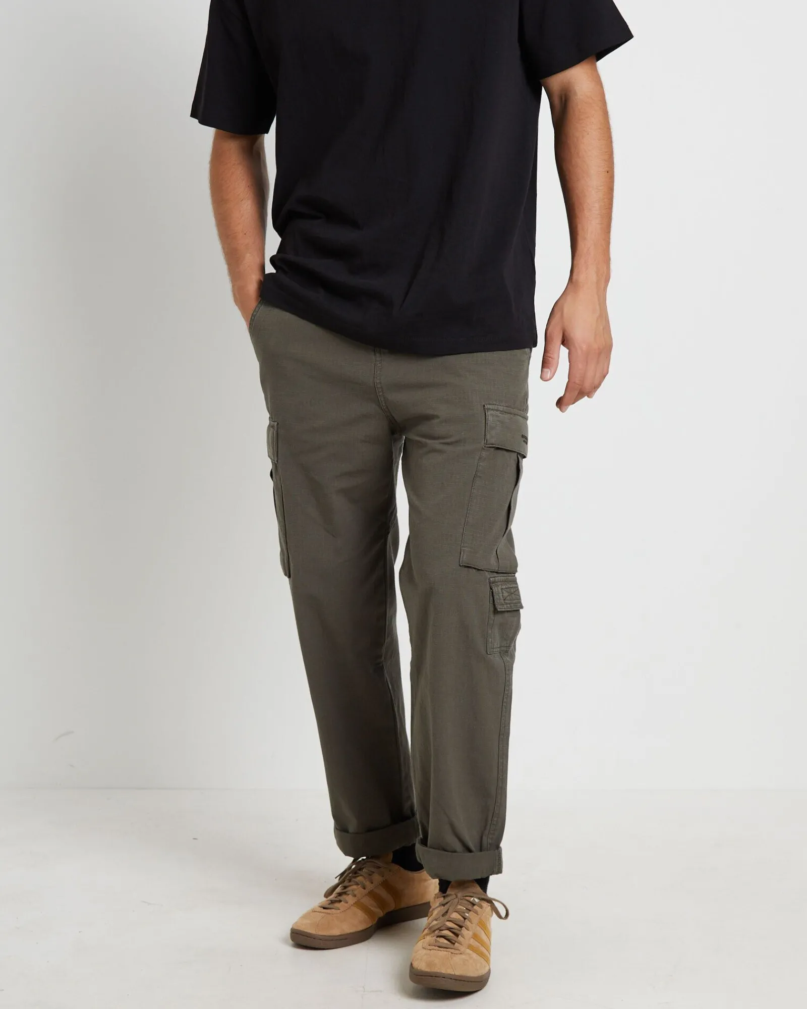 surplus_ripstop_cargo_pan_0-2.webp Fashion SPENCER PROJECT Surplus Ripstop Cargo Pants In Olive Green