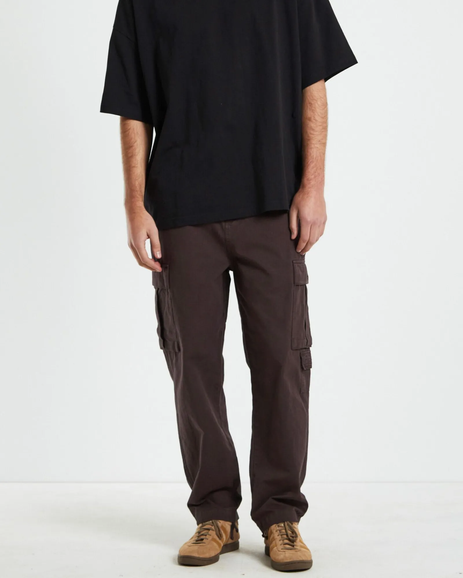 surplus_ripstop_cargo_pan_0.webp Hot SPENCER PROJECT Surplus Ripstop Cargo Pants In Umber Brown