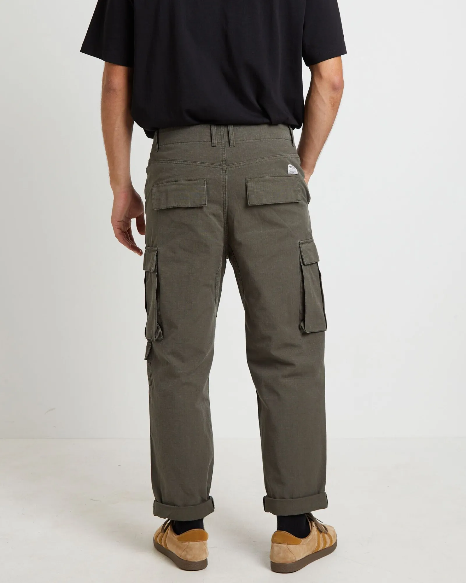 surplus_ripstop_cargo_pan_1-2.webp Fashion SPENCER PROJECT Surplus Ripstop Cargo Pants In Olive Green